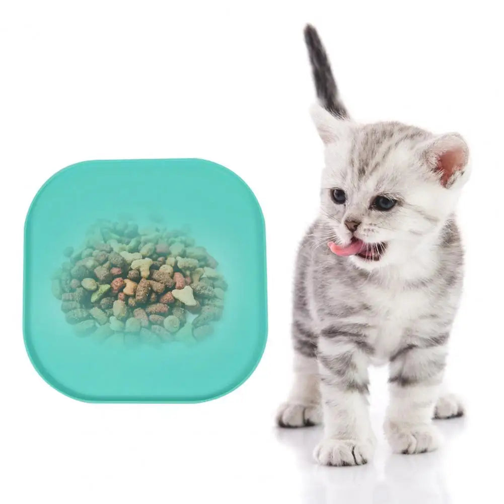 Waterproof Silicone Placemat for Pet Food and Water Bowls