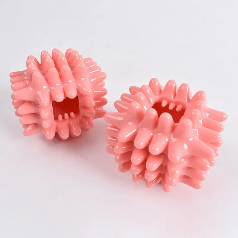 Rubber Treat Dispensing Chew Ball for Dogs and Cats